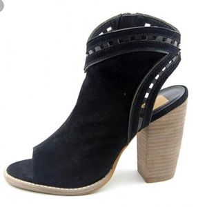 Dolce vita Natasha open toe heel black sz 8.5